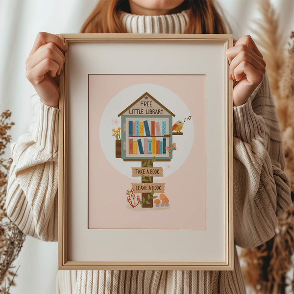 Art Print: Little Library