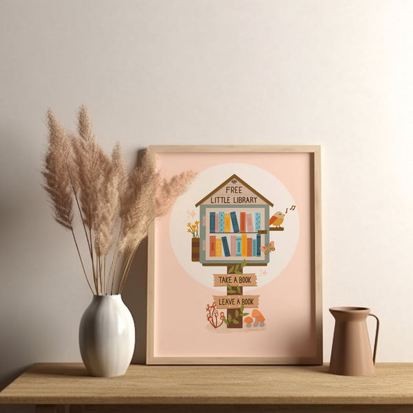 Art Print: Little Library