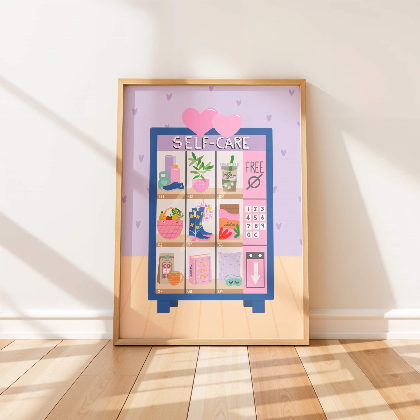 Art Print: Self-Care Vending Machine