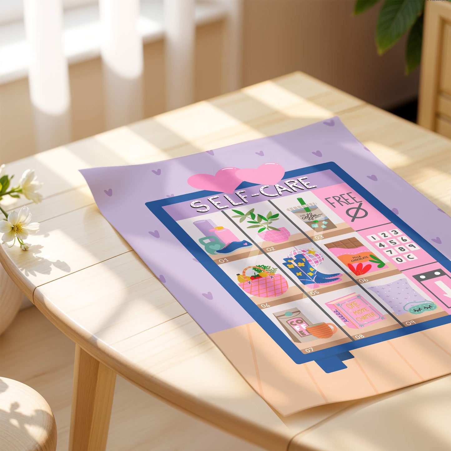 Art Print: Self-Care Vending Machine