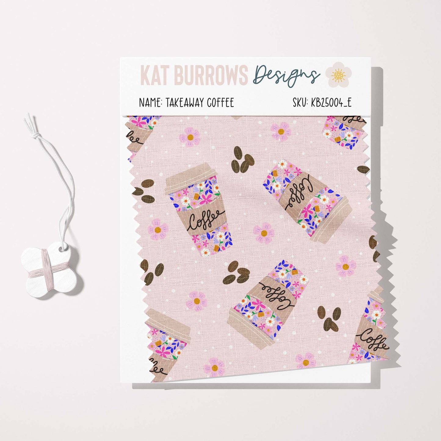 Seamless Patterns: Coffee and Blooms