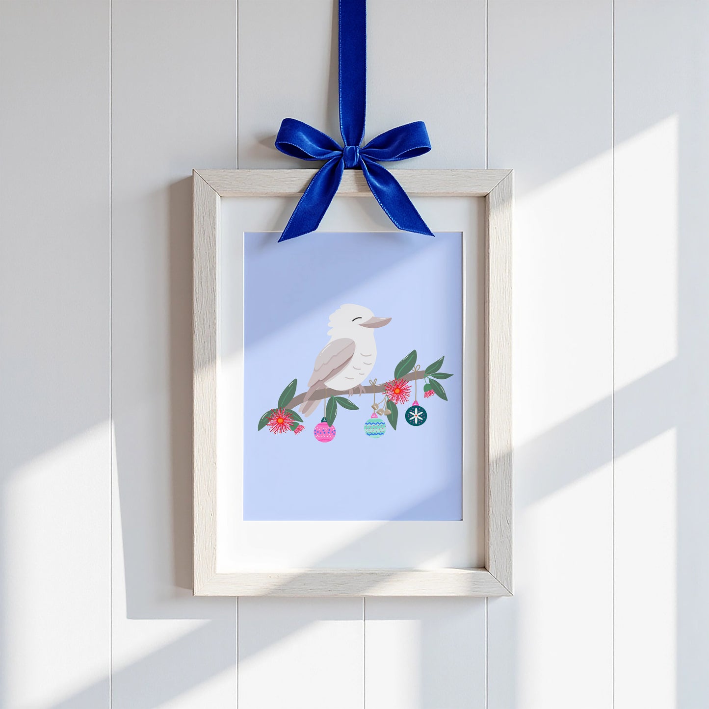 Art Print: Christmas Kookaburra