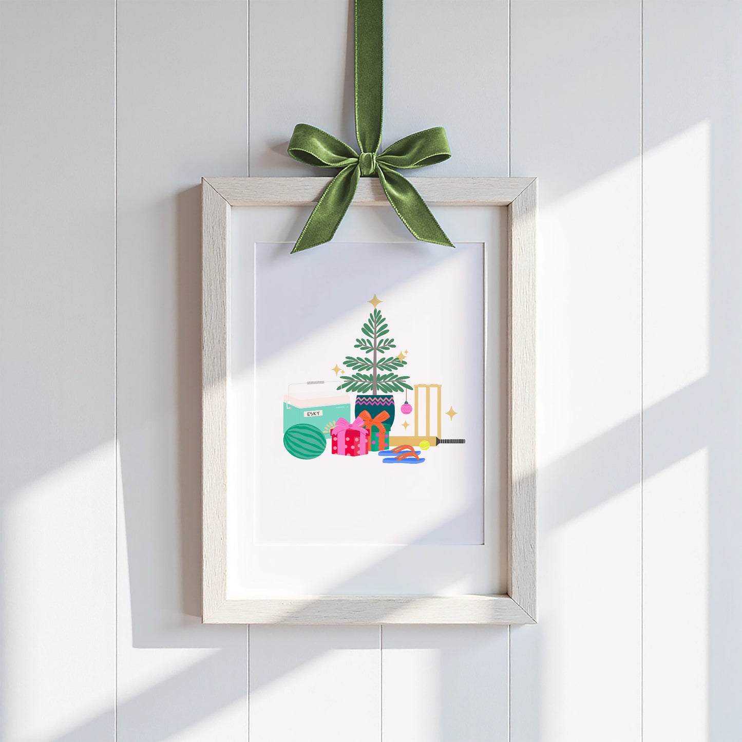 Art Print: Aussie Christmas Outdoors