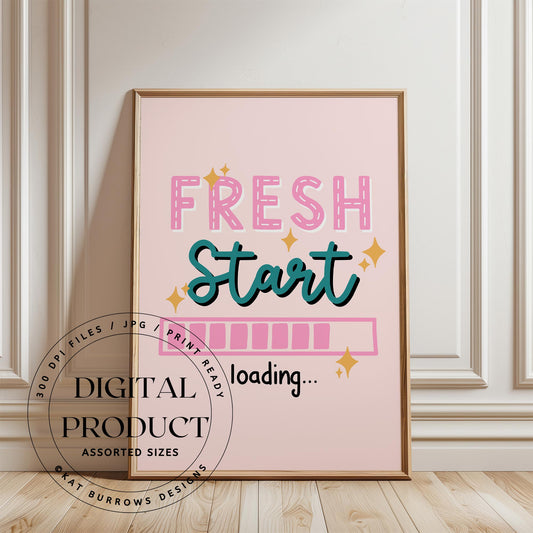 Digital Art Print: Fresh Start