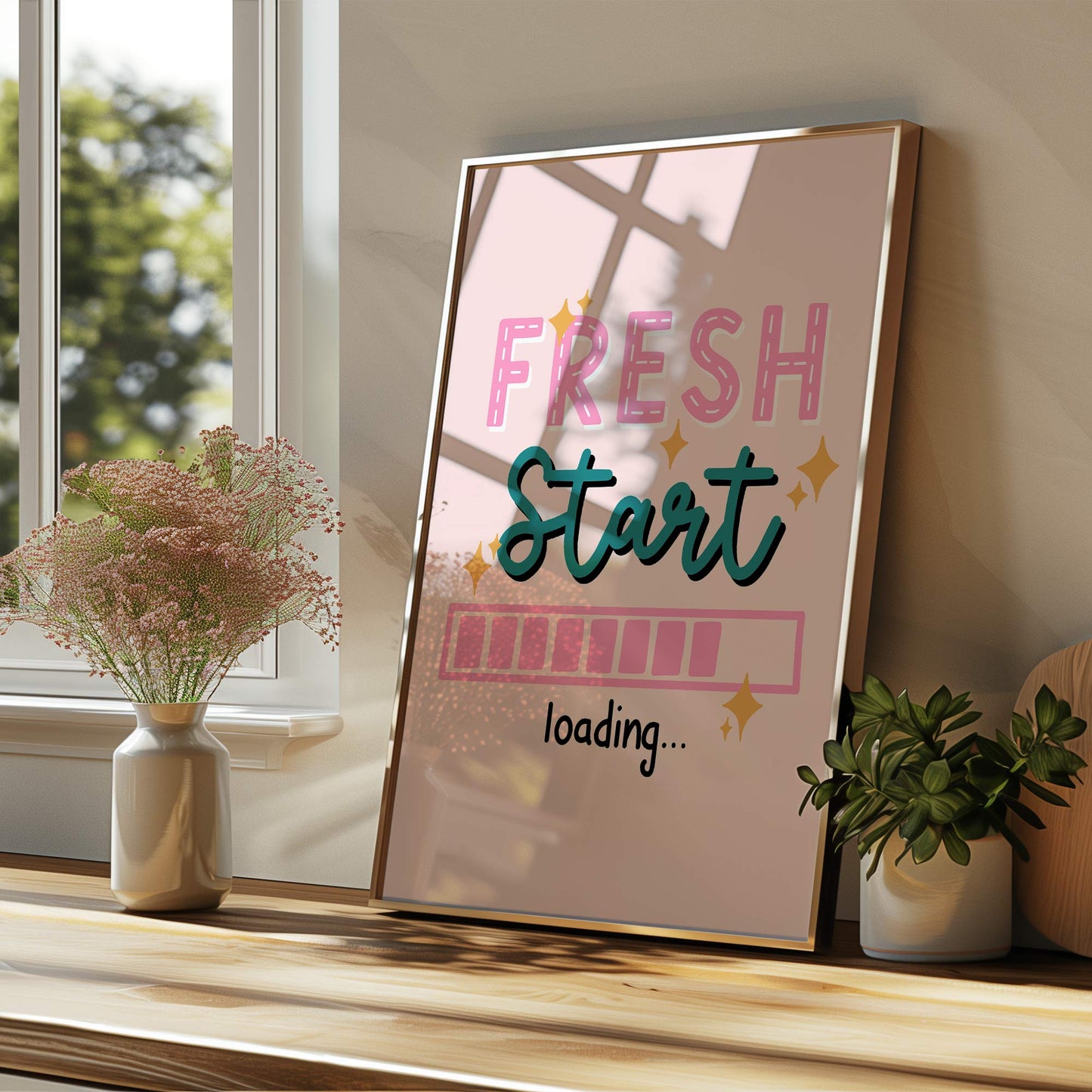 Art Print: Fresh Start Loading
