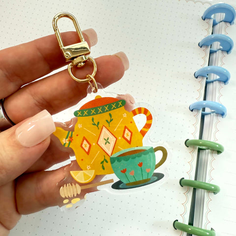 Keychain: Tea Lover
