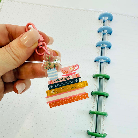 Keychain: Bookish Spring