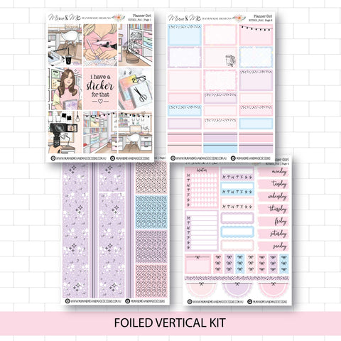 Foiled Kit: Planner Girl (GOLD FOIL)