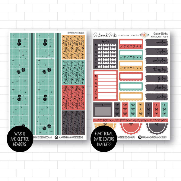 Foiled Kit: Game Night (GOLD FOIL)