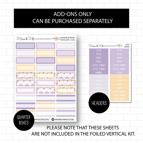 Foiled Kit: Lavender & Honey (GOLD FOIL)