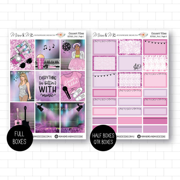Deluxe Foiled Kit: Concert Vibes (SILVER FOIL)