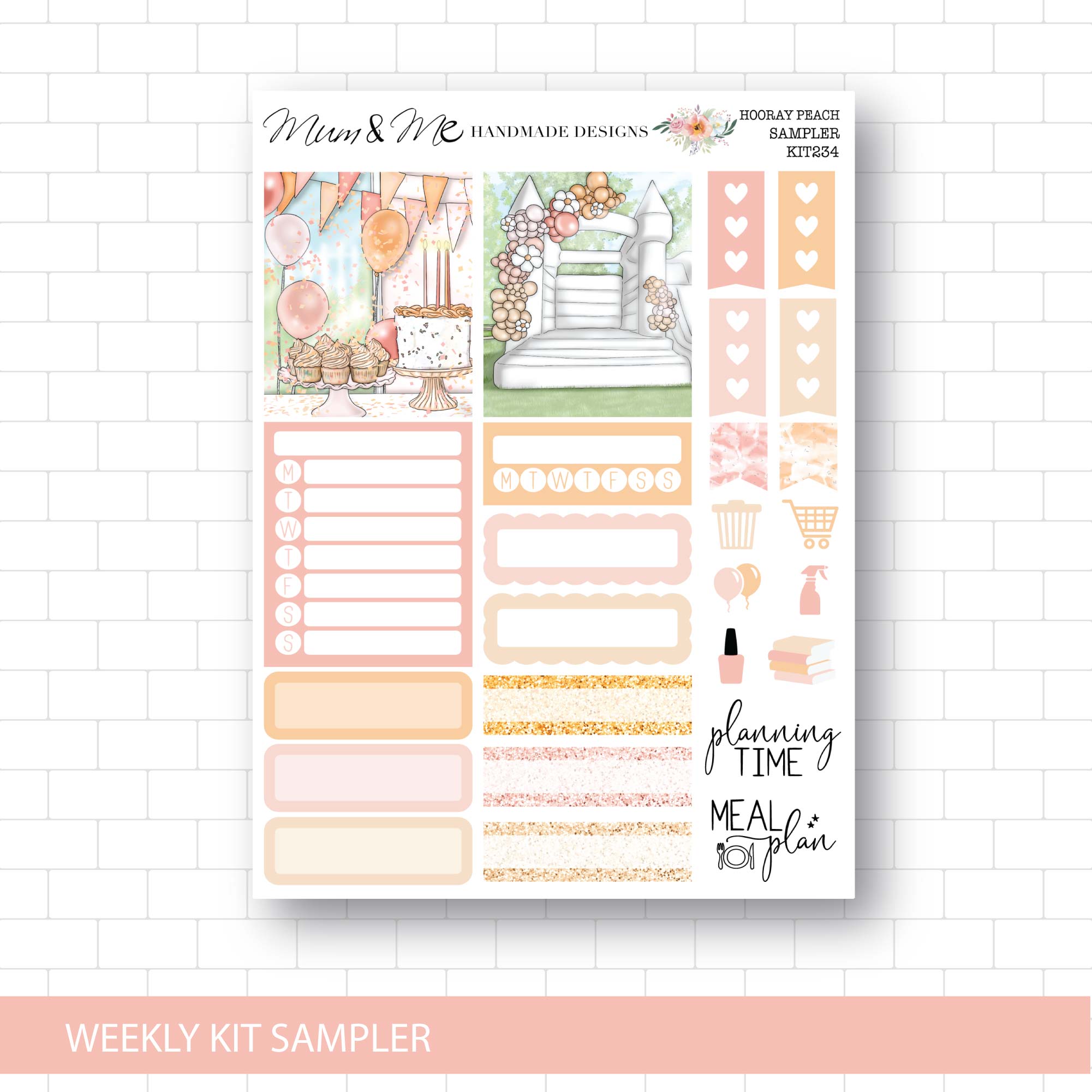 Sampler: Hooray Peach