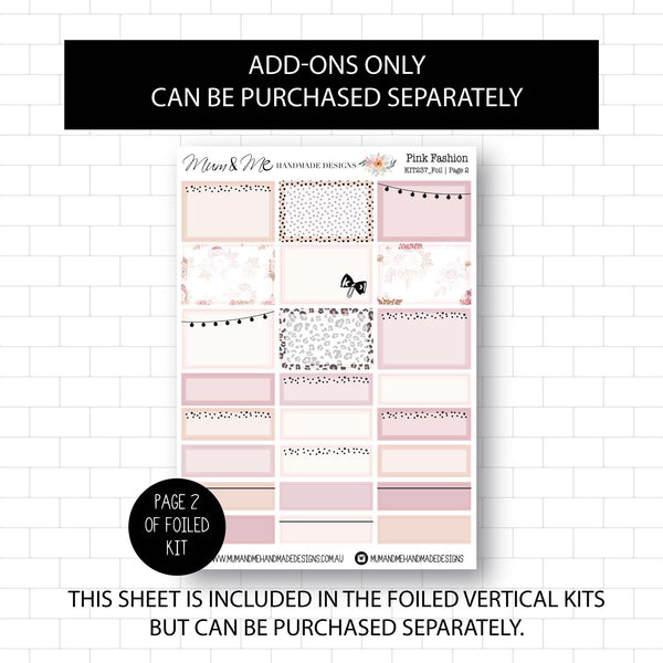 Deluxe Foiled Kit: Pink Fashion (ROSE GOLD FOIL)
