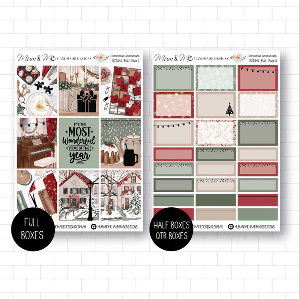 Deluxe Foiled Kit: Christmas Countdown (GOLD FOIL)