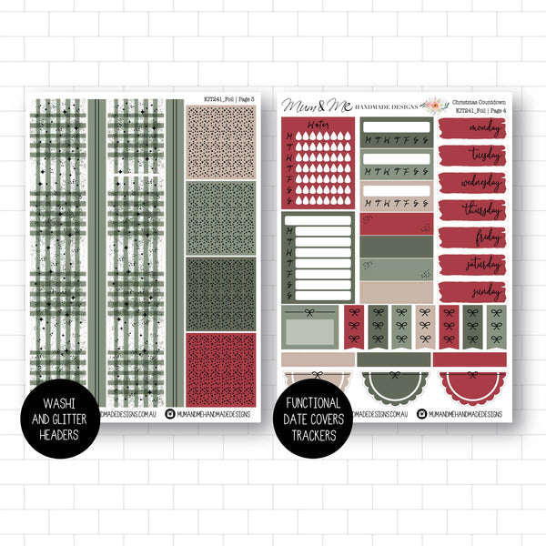 Deluxe Foiled Kit: Christmas Countdown (GOLD FOIL)