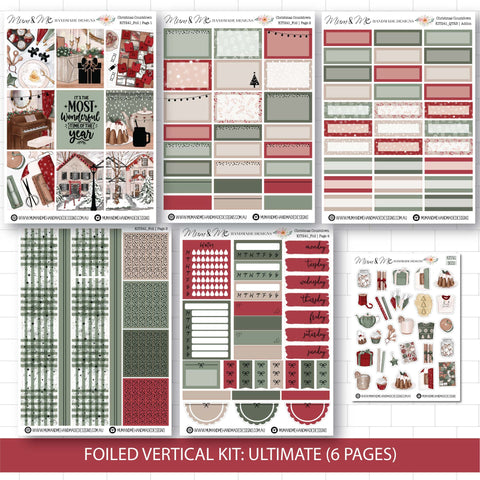 Ultimate Foiled Kit: Christmas Countdown (GOLD FOIL)