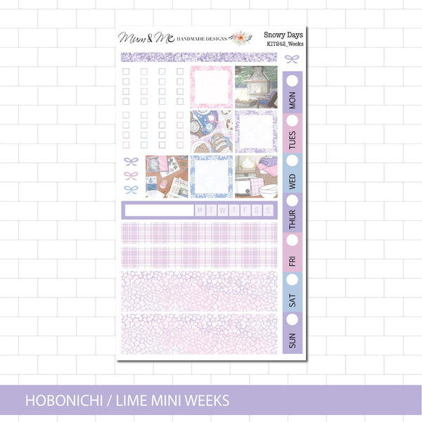 Hobonichi/Lime Weeks: Snowy Days