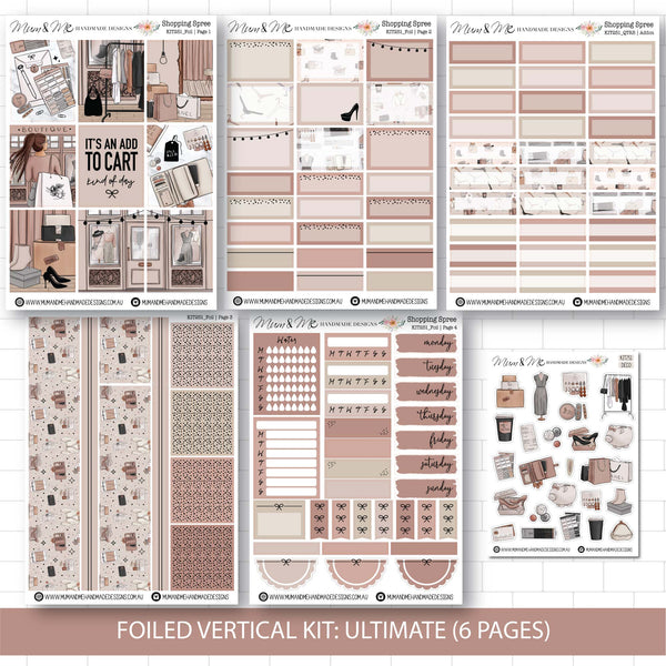 Deluxe Foiled Kit: Shopping Spree (ROSE GOLD FOIL)