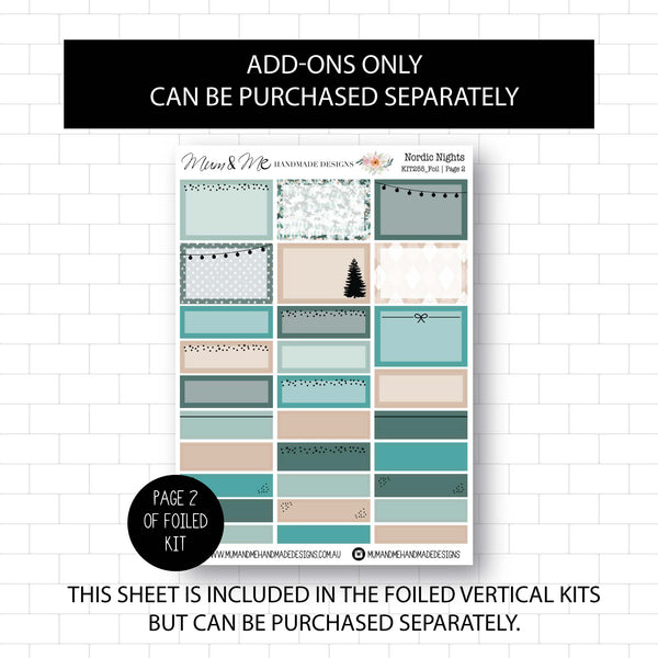 Deluxe Foiled Kit: Nordic Nights  (SILVER FOIL)