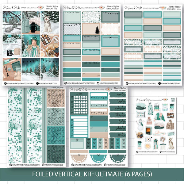 Deluxe Foiled Kit: Nordic Nights  (SILVER FOIL)