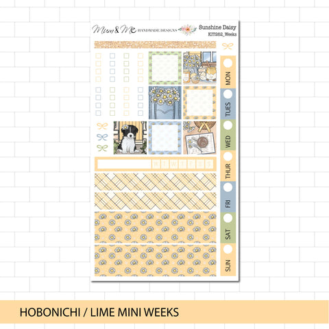 Hobonichi/Lime Weeks: Sunshine Daisy