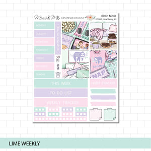 Lime Weekly: Sloth Mode