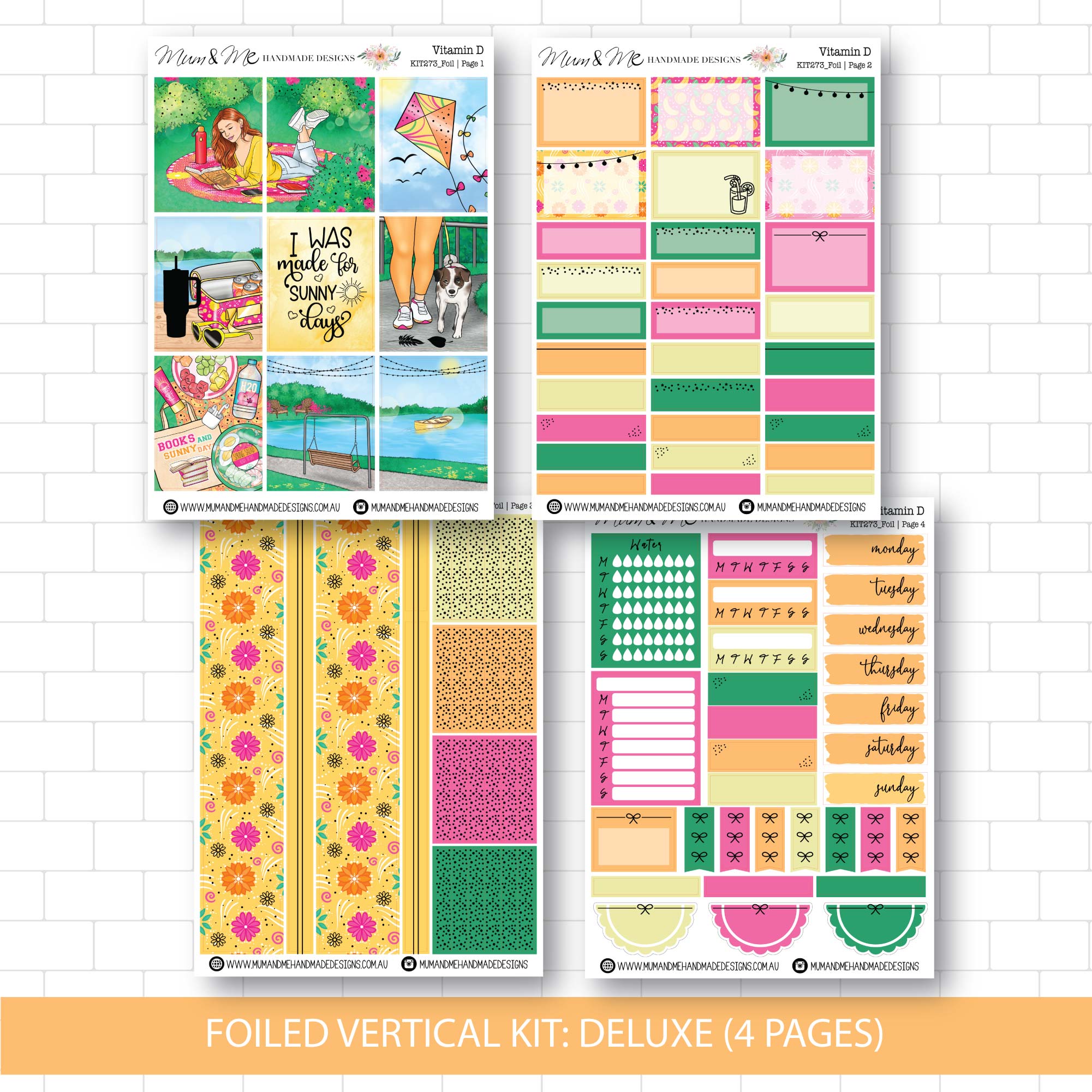 Deluxe Foiled Kit: Vitamin D (GOLD FOIL)