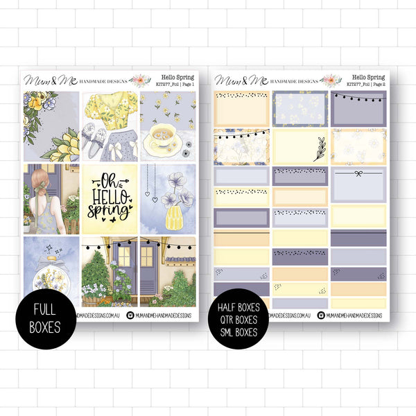 Deluxe Foiled Kit: Hello Spring (SILVER FOIL)