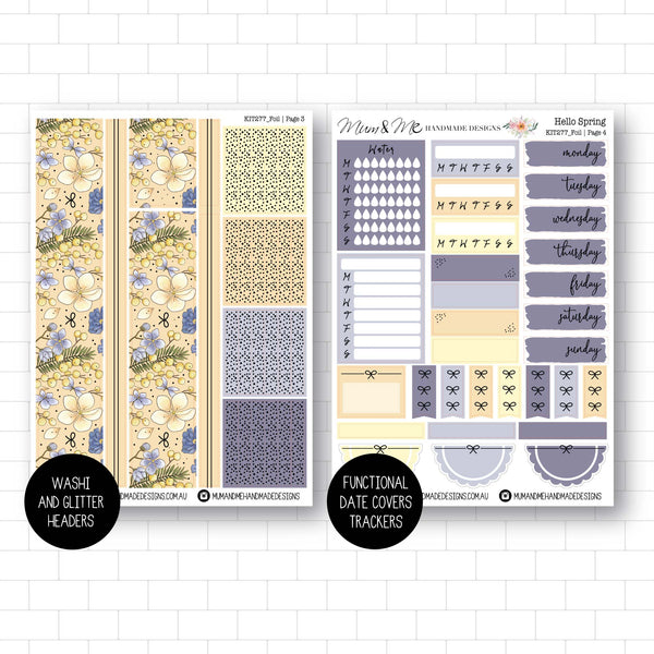 Deluxe Foiled Kit: Hello Spring (SILVER FOIL)