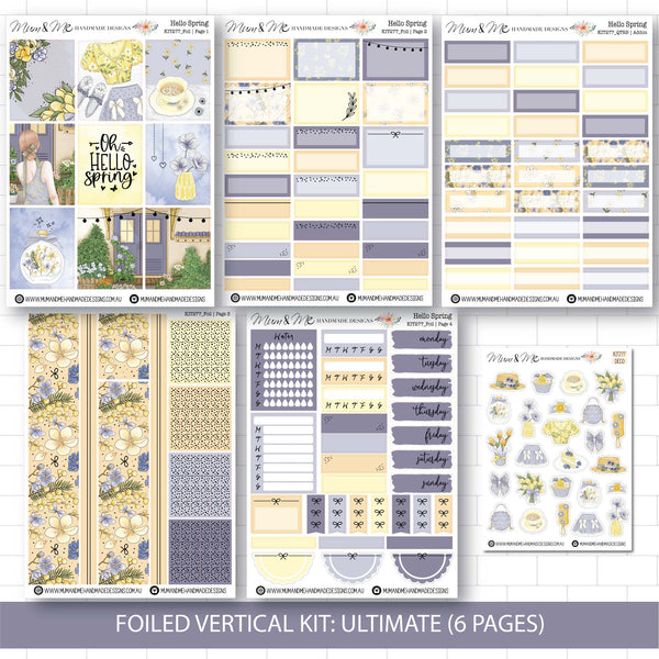 Ultimate Foiled Kit: Hello Spring (SILVER FOIL)