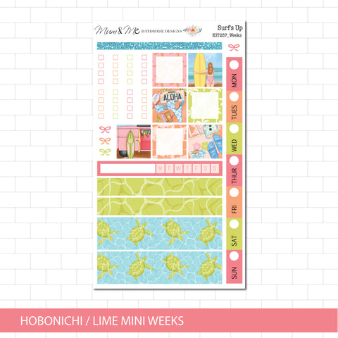Hobonichi/Lime Weeks: Surf's Up