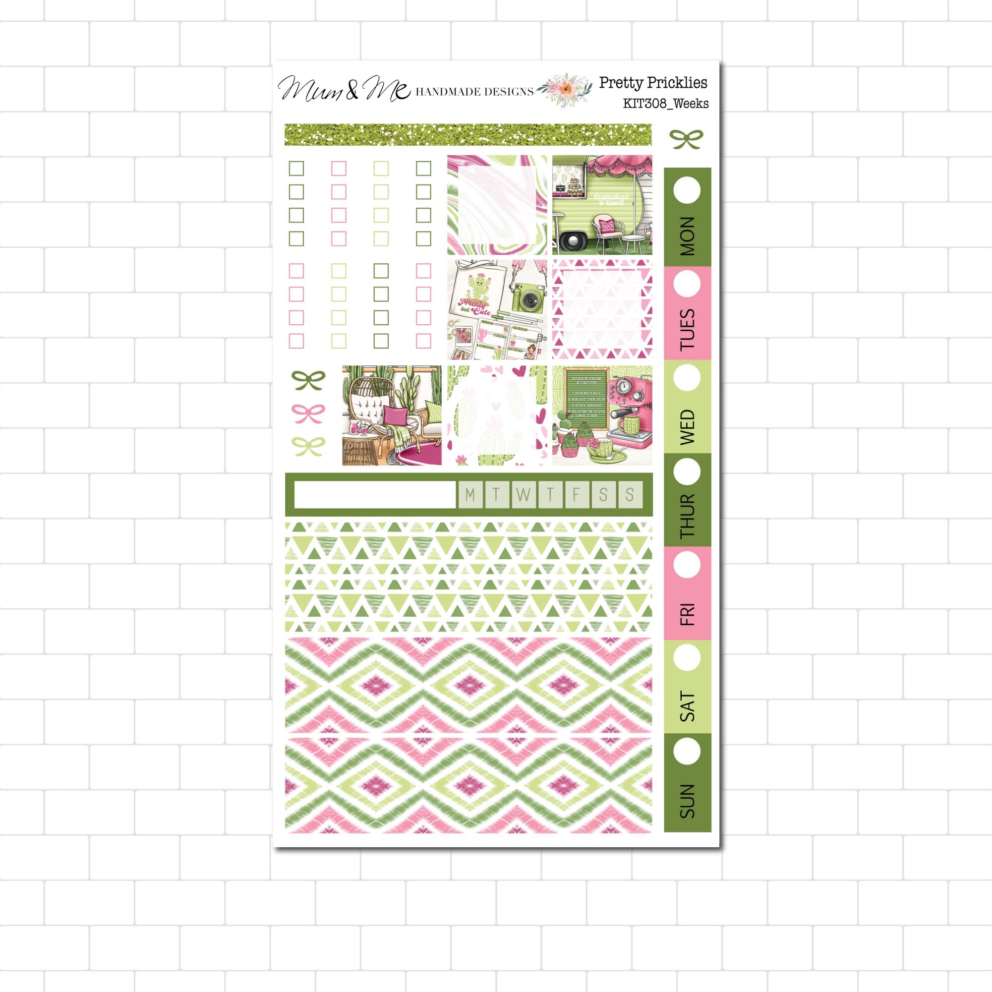 Hobonichi/Lime Weeks: Pretty Pricklies