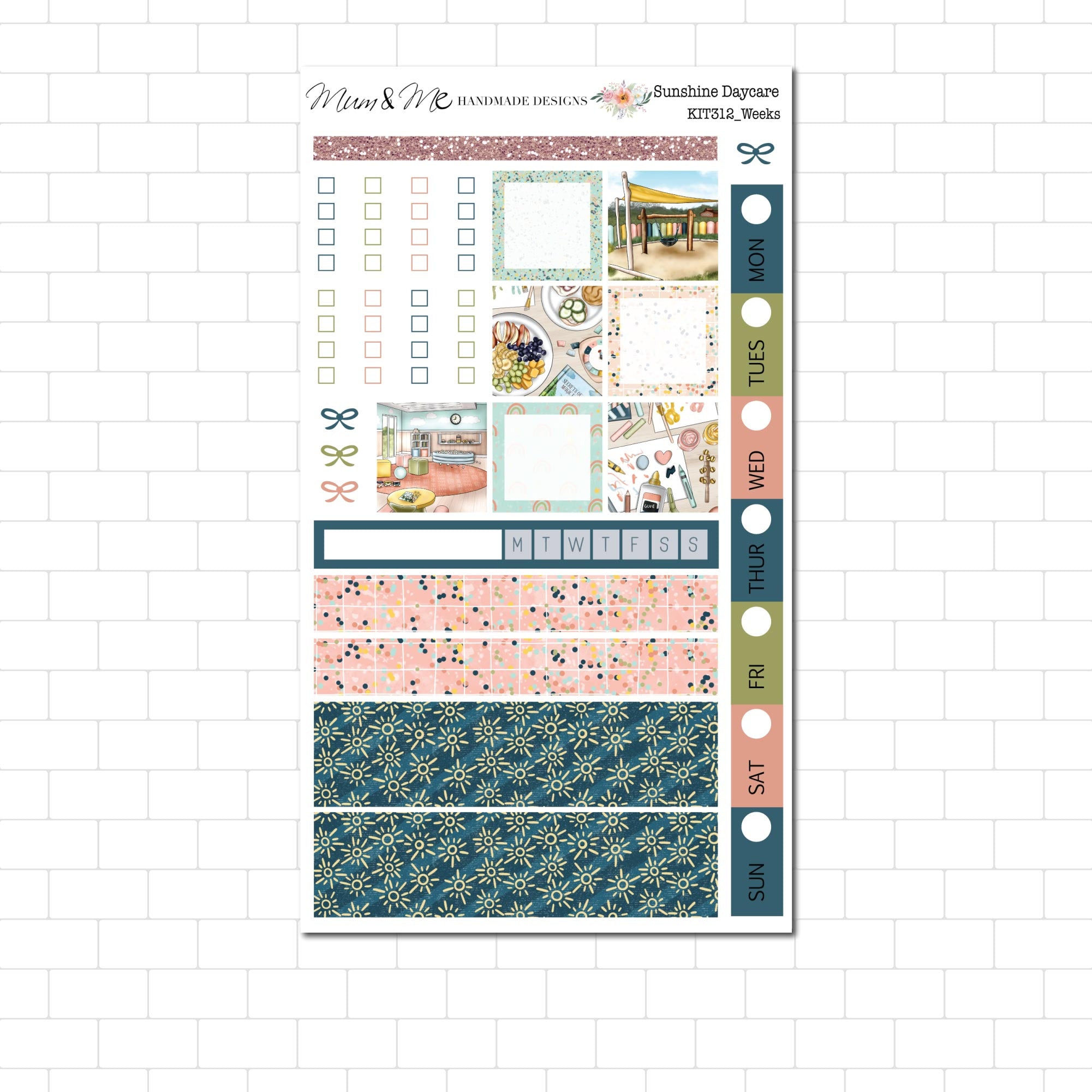 Hobonichi/Lime Weeks: Sunshine Daycare