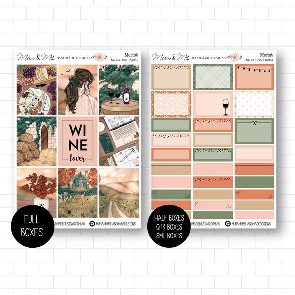 Deluxe Foiled Kit: Merlot (ROSE GOLD FOIL)