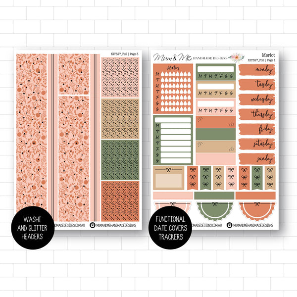 Deluxe Foiled Kit: Merlot (ROSE GOLD FOIL)