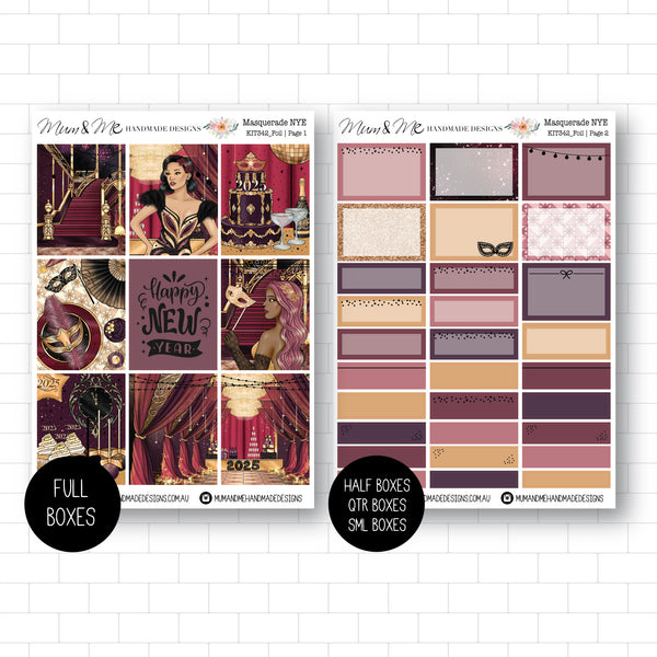 Deluxe Foiled Kit: Masquerade NYE (GOLD FOIL)