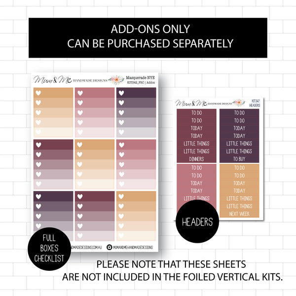 Deluxe Foiled Kit: Masquerade NYE (GOLD FOIL)
