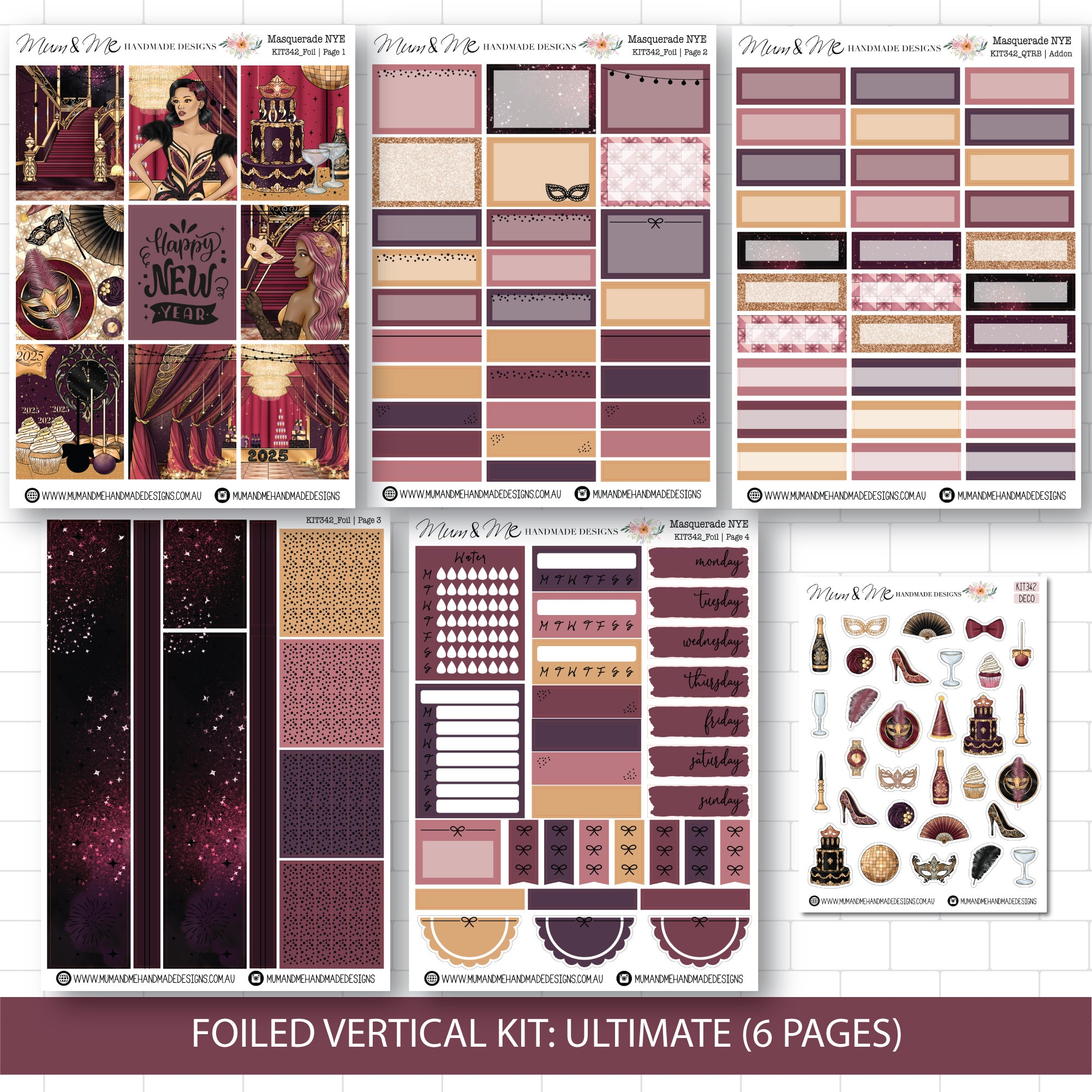 Ultimate Foiled Kit: Masquerade NYE (GOLD FOIL)