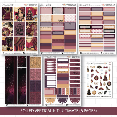 Ultimate Foiled Kit: Masquerade NYE (GOLD FOIL)