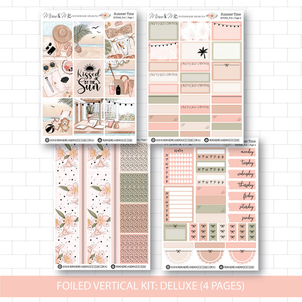 Deluxe Foiled Kit: Summer Time (ROSE GOLD FOIL)