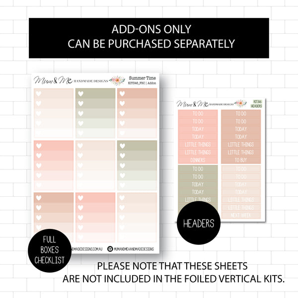 Deluxe Foiled Kit: Summer Time (ROSE GOLD FOIL)