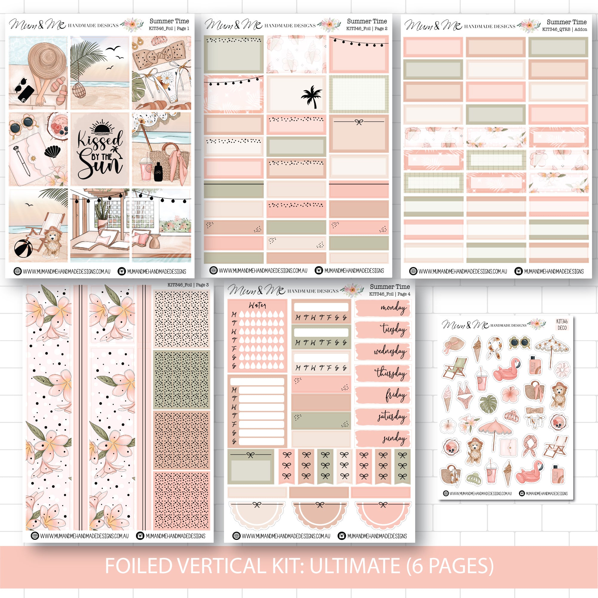 Ultimate Foiled Kit: Summer Time (ROSE GOLD FOIL)