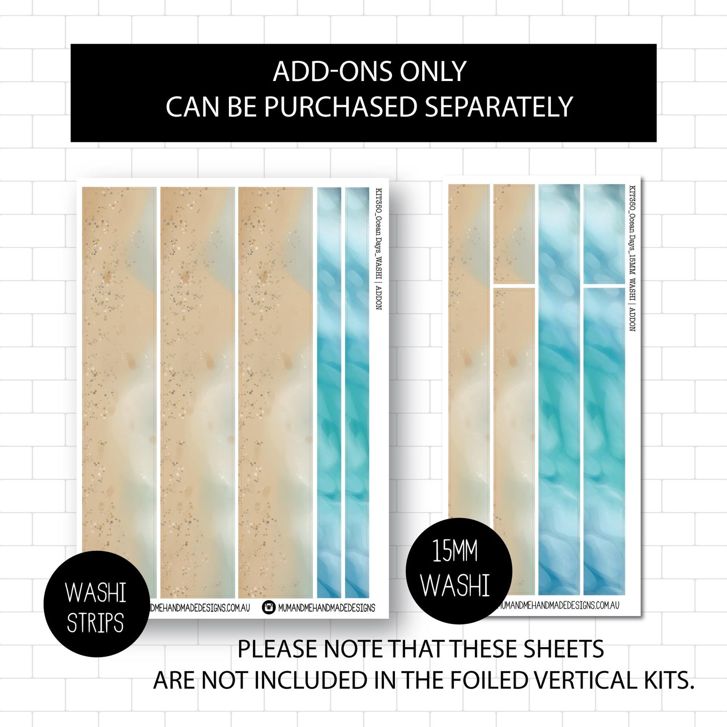 Deluxe Foiled Kit: Ocean Days (GOLD FOIL)