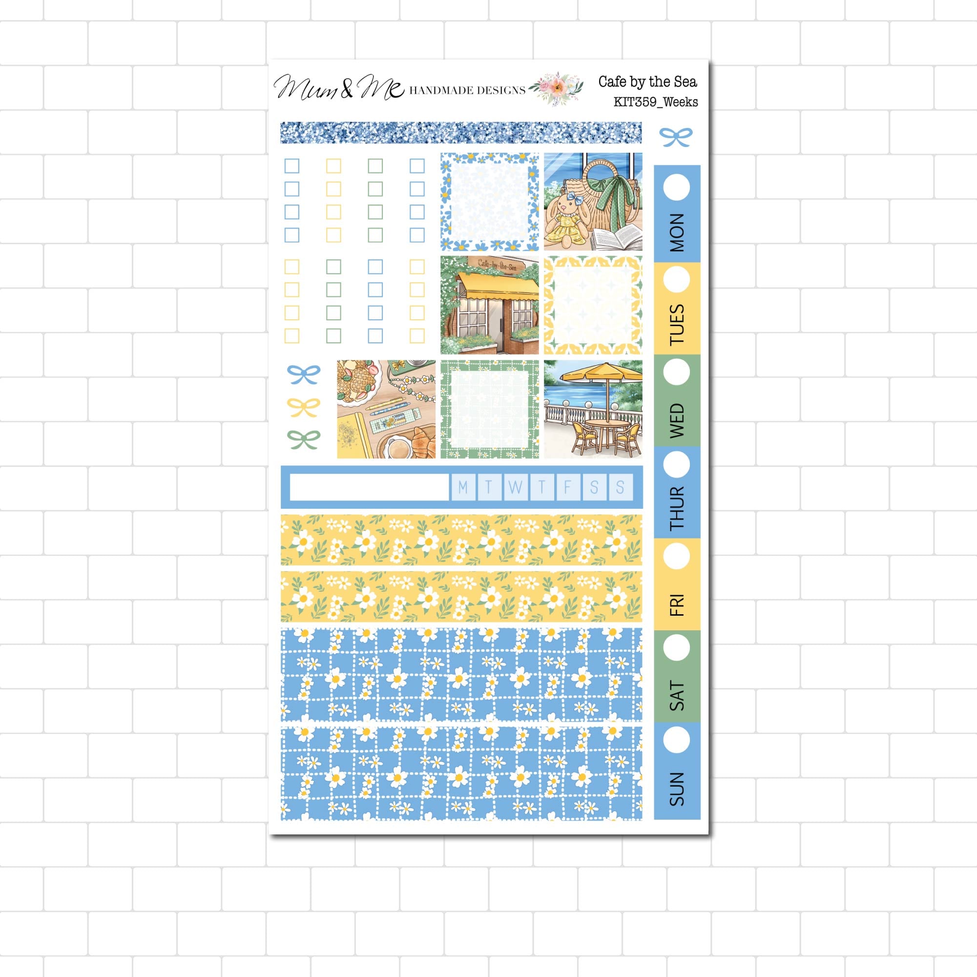 Hobonichi/Lime Weeks: Cafe by the Sea