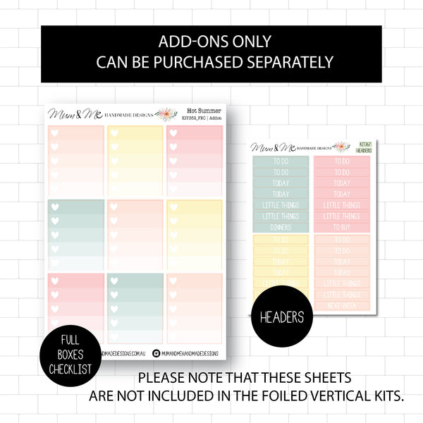 Deluxe Foiled Kit: Hot Summer (SILVER FOIL)