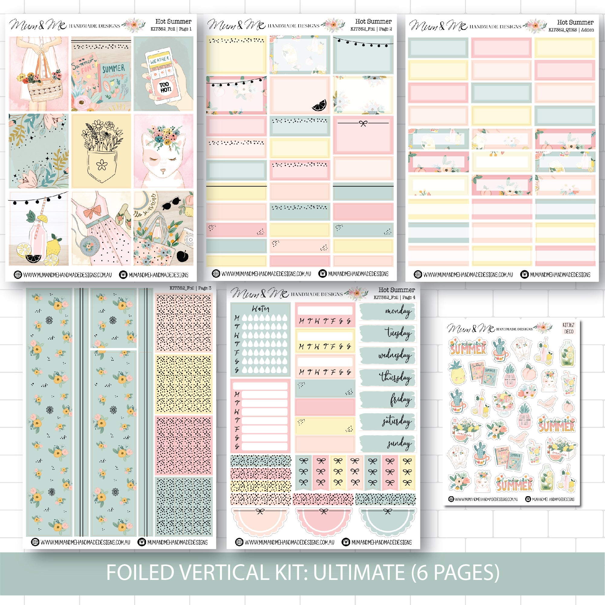 Ultimate Foiled Kit: Hot Summer (SILVER FOIL)