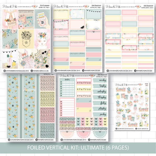 Deluxe Foiled Kit: Hot Summer (SILVER FOIL)