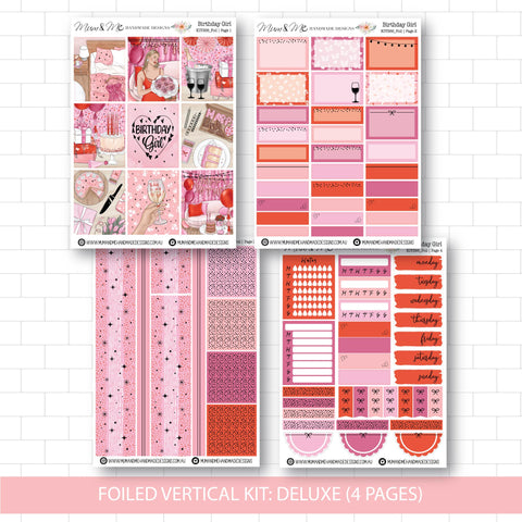 Deluxe Foiled Kit: Birthday Girl (ROSE GOLD FOIL)