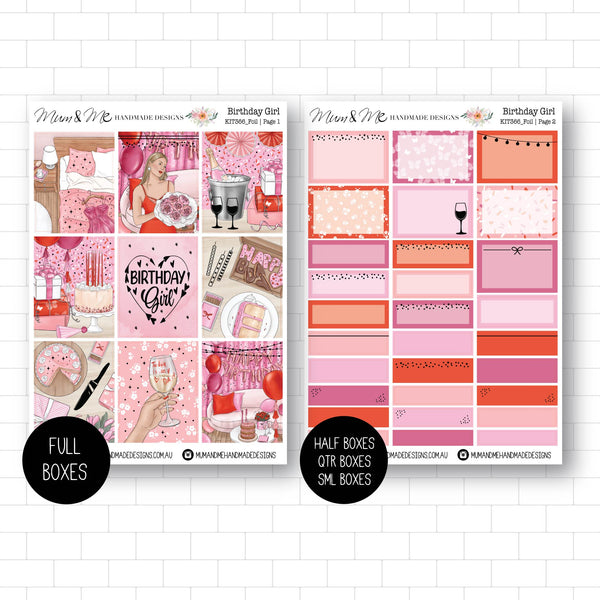 Deluxe Foiled Kit: Birthday Girl (ROSE GOLD FOIL)