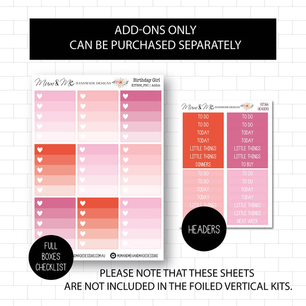 Deluxe Foiled Kit: Birthday Girl (ROSE GOLD FOIL)